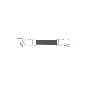Centric Rear Driver Side Upper Brake Hose for 1998 BMW 740iL - 150.34305