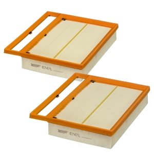 Hengst Air Filter for 2009 Mercedes-Benz CL600 - E747L-2