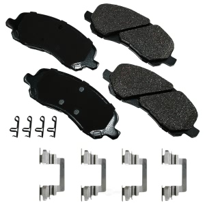 Akebono Pro-ACT™ Ultra-Premium Ceramic Front Disc Brake Pads for 2008 Jeep Compass - ACT866A