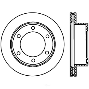 Centric Premium™ High Carbon Alloy Brake Rotor for 2011 Ford F-150 - 125.65102