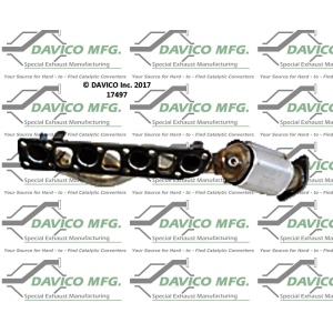 Davico Exhaust Manifold with Integrated Catalytic Converter for 2003 Infiniti Q45 - 17497