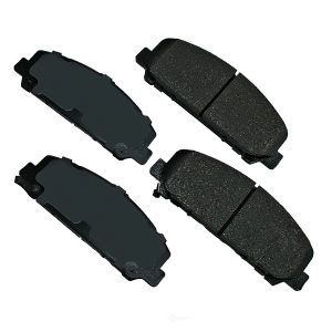 Akebono Proact Ultra Premium™ Ceramic Disc Brake Pad Kit for Infiniti QX80 - ACT1286