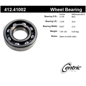 Centric Premium™ Wheel Bearing for Daihatsu - 412.41002