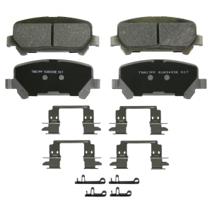 Wagner Thermoquiet Ceramic Rear Disc Brake Pads for GMC Canyon - QC1806