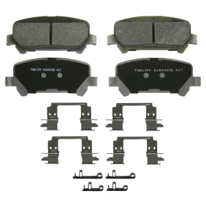 Wagner Thermoquiet Ceramic Rear Disc Brake Pads for 2016 GMC Canyon - QC1806