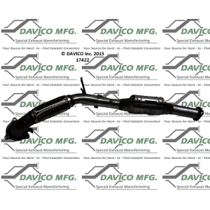 Davico Direct Fit Catalytic Converter and Pipe Assembly for Volvo S60 - 17422