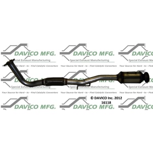 Davico Direct Fit Catalytic Converter and Pipe Assembly for 2000 Toyota Solara - 16118