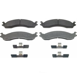 Wagner Thermoquiet Semi Metallic Front Disc Brake Pads for 1999 Ford E-350 Super Duty - MX655