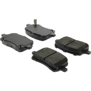 Centric Posi Quiet™ Extended Wear Semi-Metallic Front Disc Brake Pads for 2008 Pontiac Solstice - 106.10280