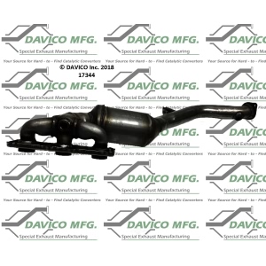 Davico Exhaust Manifold with Integrated Catalytic Converter for 2007 BMW X3 - 17344