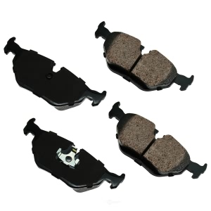 Akebono EURO™ Ultra-Premium Ceramic Rear Disc Brake Pads for 1994 BMW 540i - EUR396A