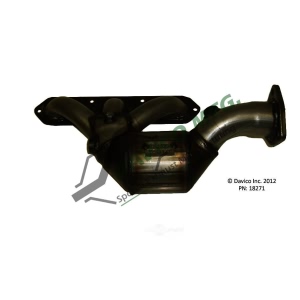 Davico Exhaust Manifold with Integrated Catalytic Converter for 2000 Porsche Boxster - 18271