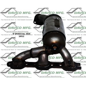 Davico Exhaust Manifold with Integrated Catalytic Converter for 2009 Dodge Journey - 19512