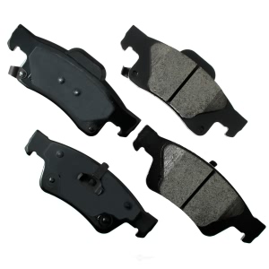 Akebono Performance™ Ultra-Premium Ceramic Brake Pads for 2011 Dodge Durango - ASP1498