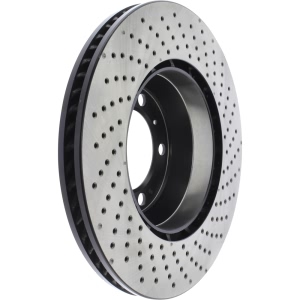 Centric SportStop Drilled 1-Piece Rear Driver Side Brake Rotor for Porsche Panamera - 128.37086