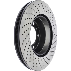 Centric SportStop Drilled 1-Piece Rear Driver Side Brake Rotor for 2014 Porsche Panamera - 128.37086