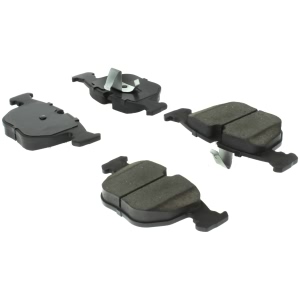 Centric Posi Quiet™ Extended Wear Semi-Metallic Front Disc Brake Pads for 2002 BMW 530i - 106.06810