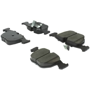 Centric Posi Quiet™ Extended Wear Semi-Metallic Front Disc Brake Pads for 2003 Land Rover Range Rover - 106.06810