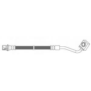 Centric Rear Passenger Side Brake Hose for 2014 Dodge Durango - 150.58317