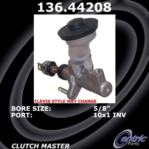 Centric Premium Clutch Master Cylinder for 2001 Chevrolet Prizm - 136.44208
