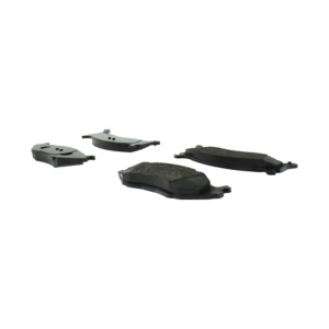 Centric Posi Quiet™ Extended Wear Semi-Metallic Front Disc Brake Pads for 1992 Dodge Daytona - 106.05240