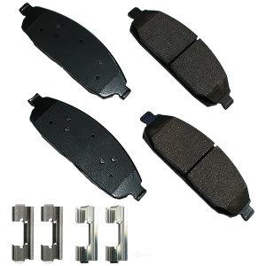 Akebono Performance™ Ultra-Premium Ceramic Front Brake Pads for 2007 Jeep Commander - ASP1080A