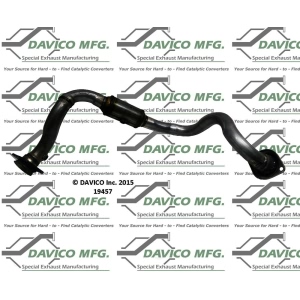 Davico Direct Fit Catalytic Converter and Pipe Assembly for 2014 Ford F-250 Super Duty - 19457