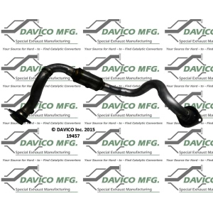 Davico Direct Fit Catalytic Converter and Pipe Assembly for Ford F-350 Super Duty - 19457