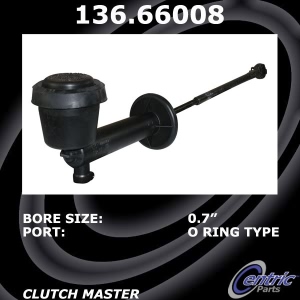 Centric Premium Clutch Master Cylinder for 1996 Chevrolet P30 - 136.66008
