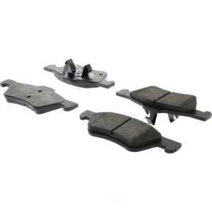 Centric Posi Quiet™ Semi-Metallic Brake Pads With Hardware for 2009 Mercury Mariner - 104.10470