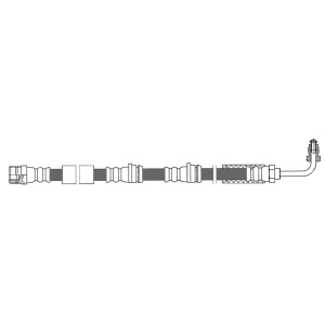 Centric Brake Hose for 2013 Audi TT RS Quattro - 150.33065