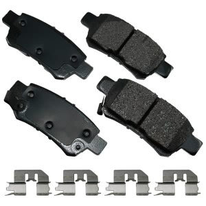 Akebono Pro-ACT™ Ultra-Premium Ceramic Rear Disc Brake Pads for 2008 Honda Odyssey - ACT1088A