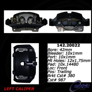 Centric Posi Quiet™ Loaded Brake Caliper for Jaguar XJR575 - 142.20022