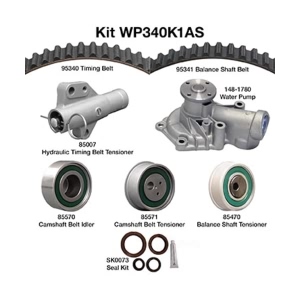 Dayco Timing Belt Kit With Water Pump for 2011 Mitsubishi Eclipse - WP340K1AS