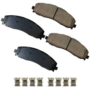 Akebono Performance™ Ultra-Premium Ceramic Rear Brake Pads for 2016 Ford F-250 Super Duty - ASP1691