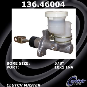 Centric Premium Clutch Master Cylinder for Plymouth Laser - 136.46004