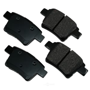 Akebono Pro-ACT™ Ultra-Premium Ceramic Rear Disc Brake Pads for 2005 Ford Freestyle - ACT1071