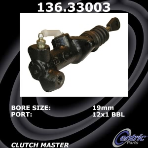 Centric Premium Clutch Master Cylinder for Volkswagen - 136.33003