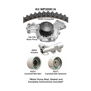 Dayco Timing Belt Kit With Water Pump for 2005 Mitsubishi Montero - WP320K1A