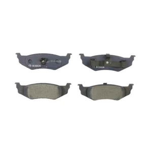 Bosch QuietCast™ Premium Organic Rear Disc Brake Pads for Dodge Intrepid - BP782