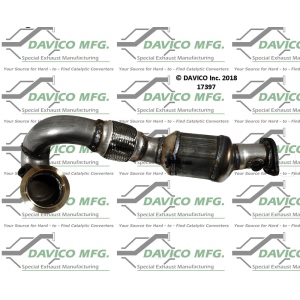 Davico Direct Fit Catalytic Converter and Pipe Assembly for BMW X6 - 17397