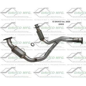Davico Direct Fit Catalytic Converter and Pipe Assembly for 2007 GMC Sierra 1500 Classic - 19353