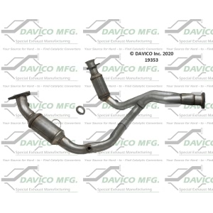 Davico Direct Fit Catalytic Converter and Pipe Assembly for 2006 Chevrolet Silverado 1500 - 19353