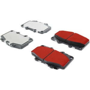 Centric Posi Quiet Pro™ Semi-Metallic Front Disc Brake Pads for 1992 Toyota Land Cruiser - 500.05021