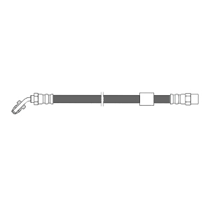 Centric Rear Lower Brake Hose for Mercedes-Benz - 150.35029