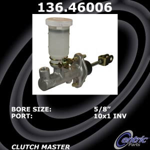 Centric Premium Clutch Master Cylinder for Mitsubishi - 136.46006