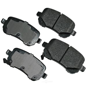 Akebono Pro-ACT™ Ultra-Premium Ceramic Rear Disc Brake Pads for 2010 Volkswagen Routan - ACT1326