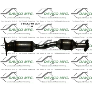 Davico Direct Fit Catalytic Converter and Pipe Assembly for 2011 Nissan Sentra - 17198