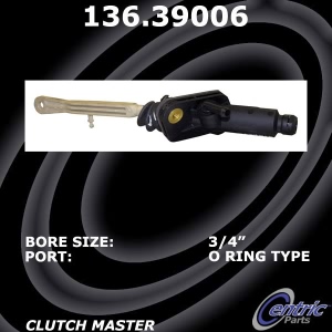 Centric Premium™ Clutch Master Cylinder for Volvo - 136.39006