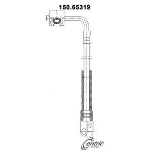 Centric Brake Hose for 1984 Ford F-350 - 150.65319